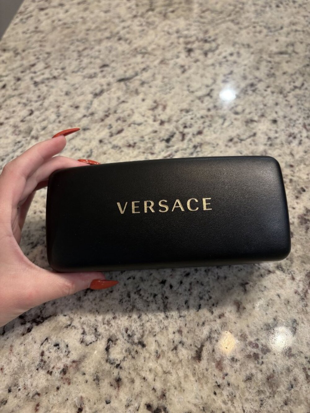 Versace Gold Shield Sunglasses